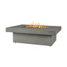 BBQGuys Signature Hickory Bay 60 in. Rectangular Steel Fire Pit Table Ash Liquid Propane