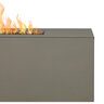 BBQGuys Signature Covewood 58 in. Rectangular Aluminum Fire Pit Table Gray Liquid Propane