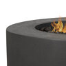 BBQGuys Signature Hillview Bay 43 in. Round Fire Pit Table Carbon Liquid Propane