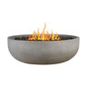 BBQGuys Signature Grand Lake 38 in. Round Concrete Fire Bowl Fog Liquid Propane