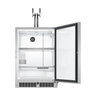 DCS 24 in. Outdoor Beer Dispenser / Kegerator Double Tap 5.7 cu. ft.
