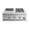 DCS Series 9 30 in. Double Side Burner with Griddle Liquid Propane