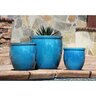 Pacific Planter No Décor Med Green Stream 15-1/2 in. x 15-1/2 in. x 15 in.