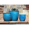 Pacific Planter No Décor Lg Falling Aqua 19 in. x 19 in. x 19 in.