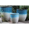 Pacific Planter Net Printed Lg Cappuccino 19-1/2 in. x 19-1/2 in. x 21 in.