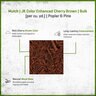 JK Color Enhanced Cherry Brown Mulch Bulk (per cu. yd.)