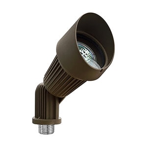 Hooded Mini Spot Light 20W Mr16 12V Bronze Dabma