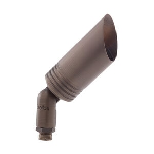 6.5 Contemporary Bullet Antique Brass With 8 Stake No Lamp