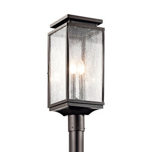 Outdoor Post Mount 3 Light Manningham Olde Bronze