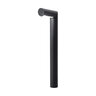 Contemporary Tubing Path Light Textured Black