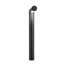 Contemporary Tubing Path Light Textured Black