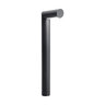 Contemporary Tubing Path Light Textured Black