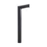 Contemporary Tubing Path Light Textured Black