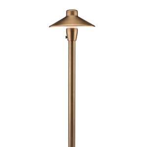 fx c-pl-7 coastal path light brass housing g4 lamp