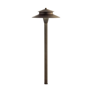 Kichler 15880 Path Light Aluminum Centennial Brass 3W 2700K