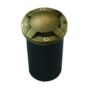Corona Well Light 360 deg Brass No Lamp