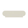 Valori Mushroom Cap Straight Smooth 10.5 in. x 24 in. x 3 in. Gris