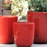 Laguna Bucket Planter Chili Red 12 in. x 12 in.
