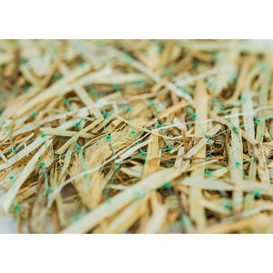 Western Green Straw Blanket Double Poly Net 4 ft. x 112.5 ft.