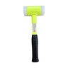 Halder 2.5 lb. Dead-Blow Hammer with Steel Handle Rubber Grip and Replaceable Nylon Face Inserts