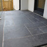 Cap Black Limestone Rockfaced 4 Sides 3 in. x 28 in. x 28 in.