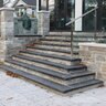 Cap Black Limestone Rockfaced 4 Sides 3 in. x 28 in. x 28 in.