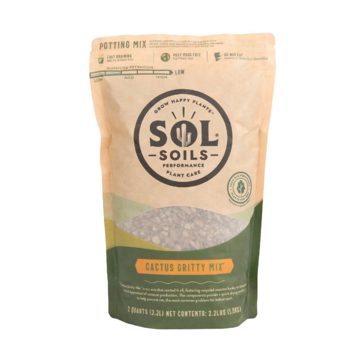 Sol Soils Cactus Gritty Mix 2 qt. Bag | SiteOne US