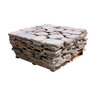 Drywall Indiana Limestone Tumbled (8 in. Snapped) 3 in. Sawn Height