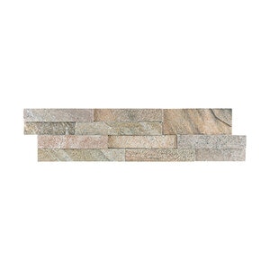 Ledger Panel Sunwood Quartzite Flat 6 in. x 24 in.