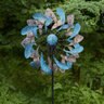 Waves Wind Spinner Blue/Bronze 25 in. x 86 in.