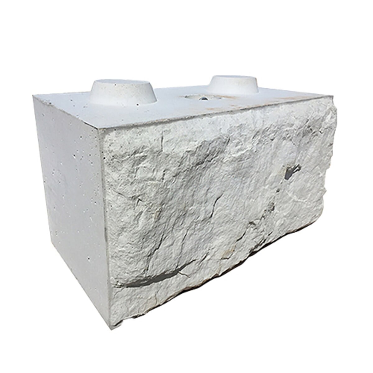 Amcon Ledgerock Wall Full Block Split Limestone Face Gray 24 in. x 28 ...