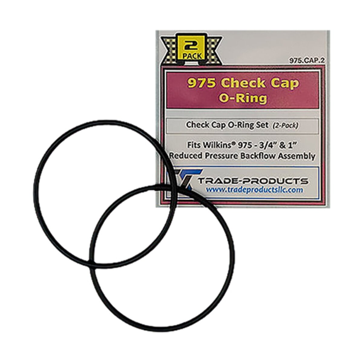 3/4 in. & 1 in. Wilkins 975 Check Cap O-Ring (2-Pack) | SiteOne US