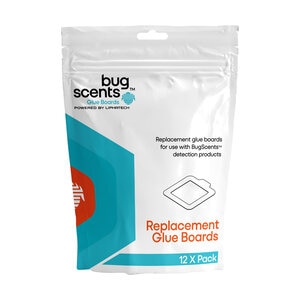 BugScents Sentry Pro Bed Bug Replacement Glue Boards - 12 Pack