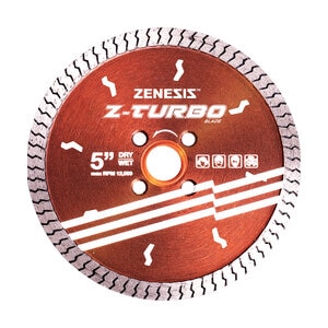 Zenesis 5 in. Wet-Dry Z-Turbo Blade