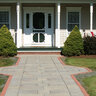 Nantucket Rivenstone Patio Paver Bluestone Variegated 12 in. x 18 in. x 1-1/2 in. (90 pc./pallet)