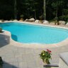 Nantucket Rivenstone Patio Paver Blue Variegated 12 in. x 12 in. x 1-1/2 in. (100 pc./pallet)