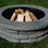 Nantucket Ledgestone Fire Pit Kit Bluestone 47-1/4 in. OD (33 in. ID) x 14 in. Tall