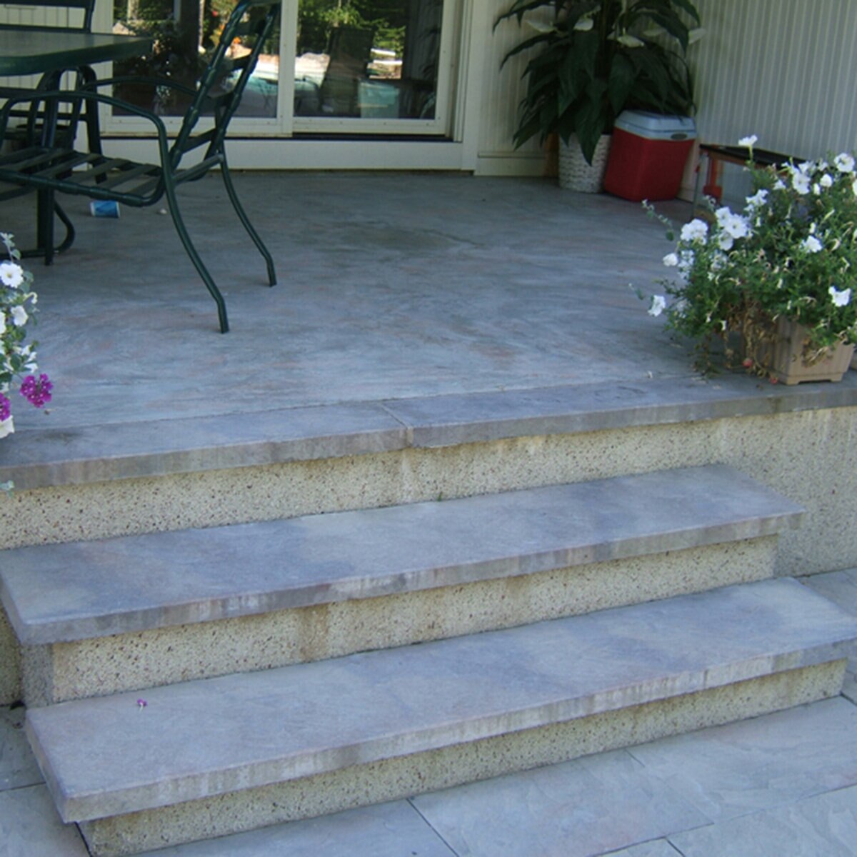 Nantucket Manufactured Tread Blue 48 in. x 12 in. x 2 in. (16 pc ...