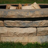 Nantucket Ledgestone Fire Pit Kit Tan Varigated 47-1/4 in. OD (33 in. ID) x 14 in. Tall