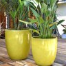 Milano Cone Planter Lemon 14.5 in. x 15.5 in.