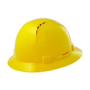 Briggs Full Brim Vented Hard Hat Yellow