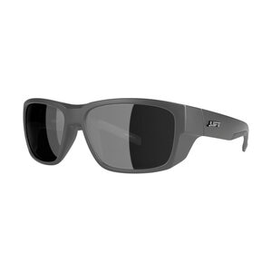 Fusion Safety Glasses Matte Gray Smoke Anti-Fog Lens