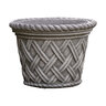 Planter English Weave Alpine Stone Medium 21 in. x 15-1/2 in.