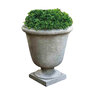 Planter Hampton Terrace Urn Alpine Stone 13-1/4 in. x 15 in.