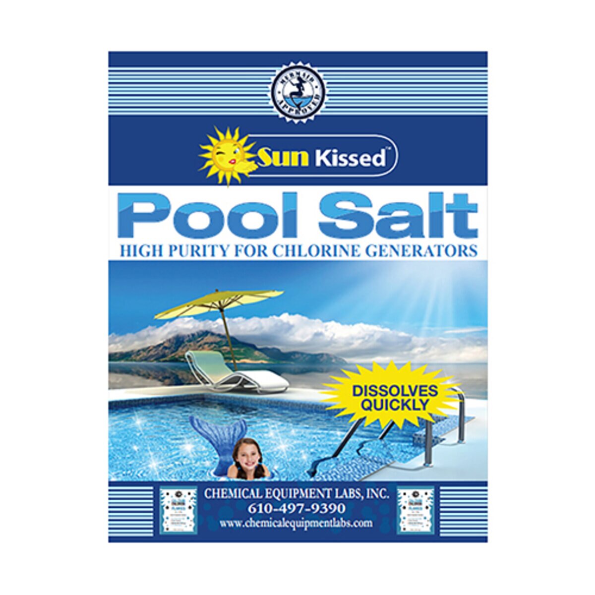 Chemical Equipment Labs Granular Pool Salt 40 lb. Bag | SiteOne US