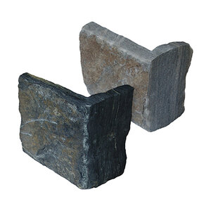 Sawn Thin Veneer Coyote Gray Random Ashlar Corners (25 ln. ft./pallet)
