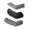 Sawn Thin Veneer Coyote Gray Splitface Ledge Corners (25 ln. ft./pallet)