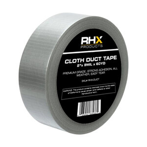 2 in. x 9mil x 60 yd. Silver Cloth Duct Tape