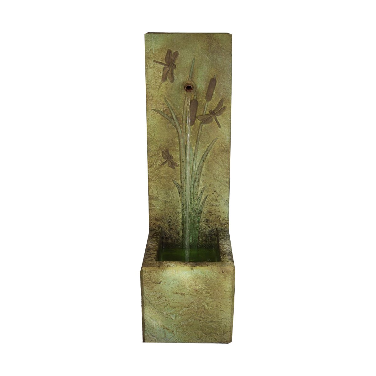 Henri Fountain Dragonfly Single Spout 12 in. x 16-1/2 in. x 39 in ...