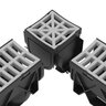 RELN Storm Drain 4 Way Adapter Complete with Portland Grey Grate